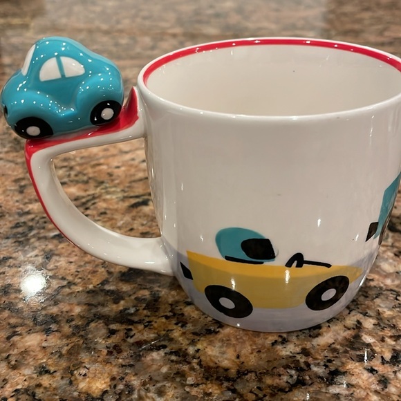 Soccer ball mug & Race car mug - EUC - Pasabahce - Picture 5 of 9